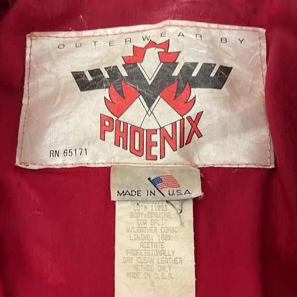 Leather American Flag Jacket. EUC, Suede, VINTAGE - Picture 5 of 5